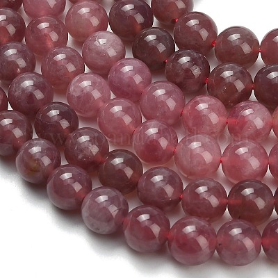 Природного розового кварца нитей бисера G-L642-B20-8mm-1