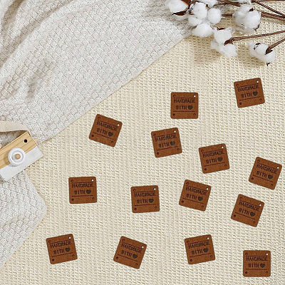 60 шт. бирки из микрофибры DIY-CL0002-03-1