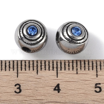 316 хирургических бусин из нержавеющей стали со стразами STAS-P362-02AS-1