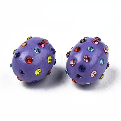 Бусины со стразами RB-T017-32C-1