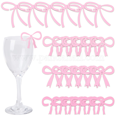 24 шт. 4 стиля акриловых подвесок для бокалов вина&nbsp;AJEW-SC0031-69-1