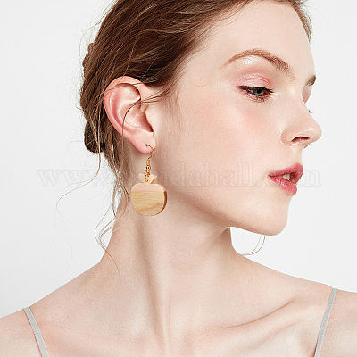 Наборы для изготовления сережек с подвесками своими руками RESI-OC0001-10-1