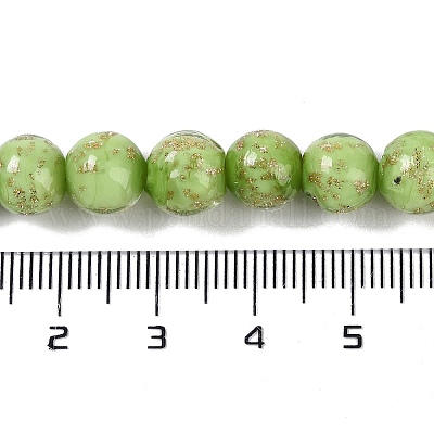 Бусины ручной работы бусины золотого песка LAMP-Z009-01E-1