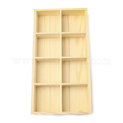 Деревянный ящик для хранения AJEW-M210-01B-1