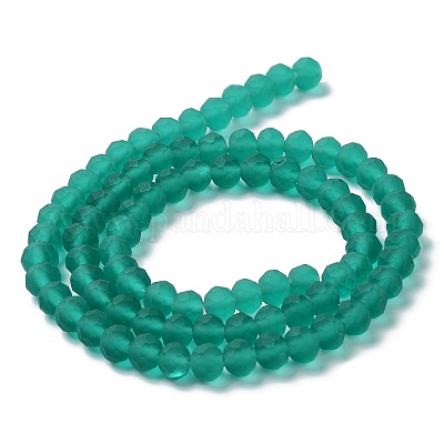 Прозрачные стеклянные бусины X-EGLA-A034-T8mm-MD18-1