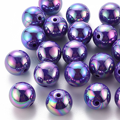 Непрозрачные акриловые бусины MACR-S370-D20mm-31-1