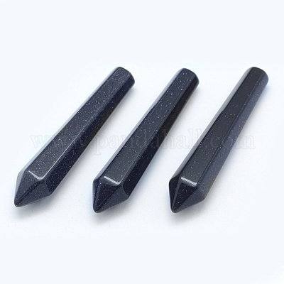 Бусины из синтетического синего золота G-E490-E05-01-1