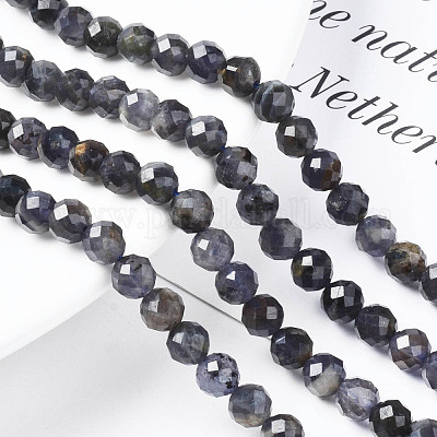 Нити из натурального иолита / кордиерита / дихроита G-T108-59-1