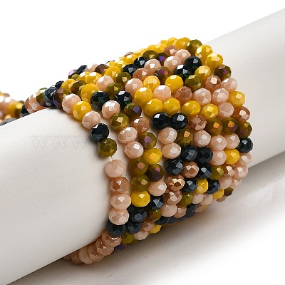 Стеклянные бусины EGLA-A034-M4mm-20-1