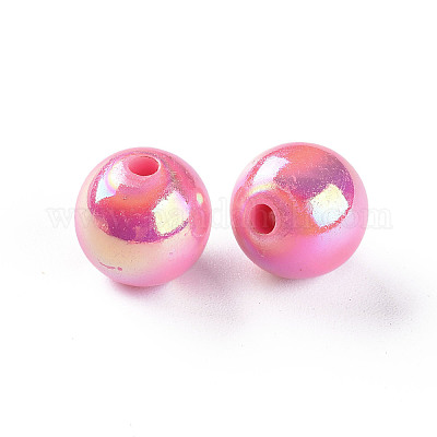 Непрозрачные акриловые бусины X-MACR-S370-D12mm-A02-1