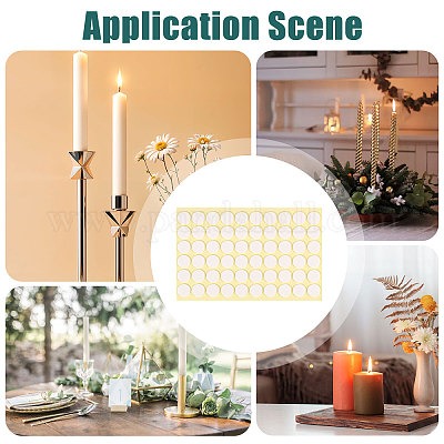 Смоляной свечной фитиль двухсторонний клей DIY-BC0015-79B-1