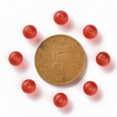 Прозрачные акриловые бусины MACR-S370-A6mm-712-1