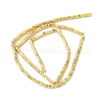 Гальванические нити из синтетических немагнитных гематитовых бусин X-G-I360-S01-02-1