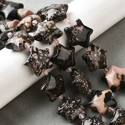 Природные родонит бисер нитей G-U023-C01-05-1