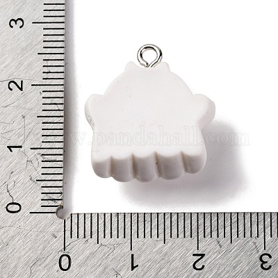 Подвески из непрозрачной смолы на тему хэллоуина RESI-D075-04C-1