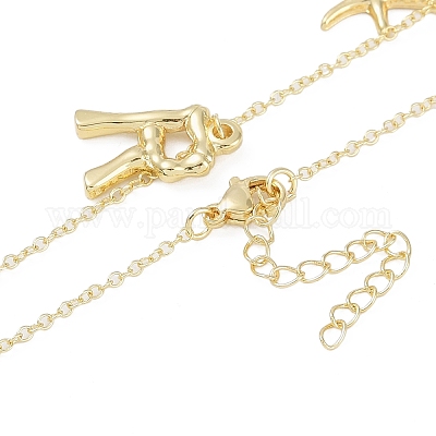 Богемные летние пляжные ожерелья с подвеской в форме ракушки из 18-каратного золота IL8059-18-1