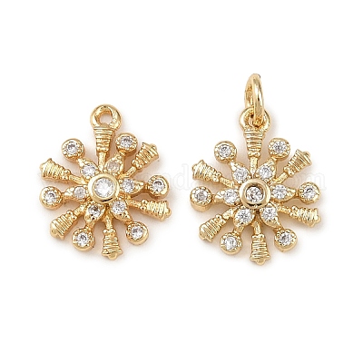 Латунные микро проложить кубического циркония подвески KK-L255-18G-05-1