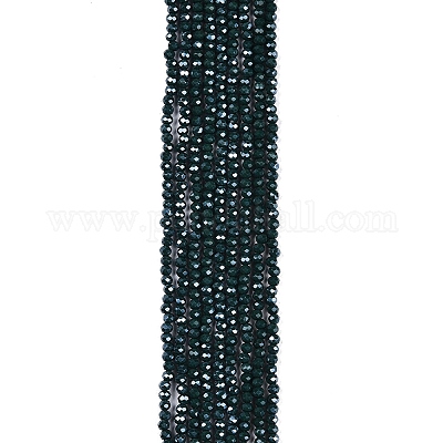 Стеклянные бусины с гальваническим покрытием  EGLA-A044-P3mm-A12-1