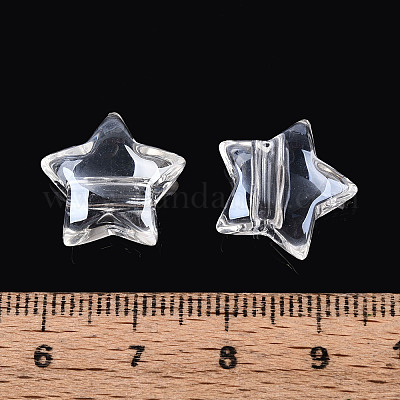 Прозрачные акриловые бусины TACR-T028-63B-1