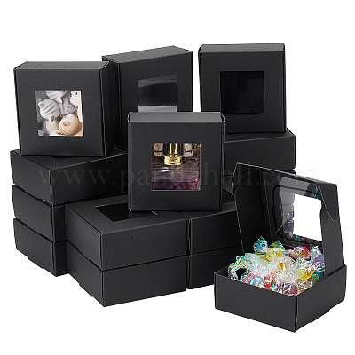 Бумажный подарочный ящик для хранения CON-WH0001-27A-02-1