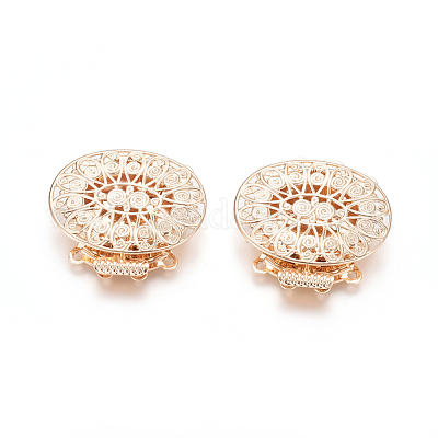 Застежки латунные коробки KK-L053-05KCG-1