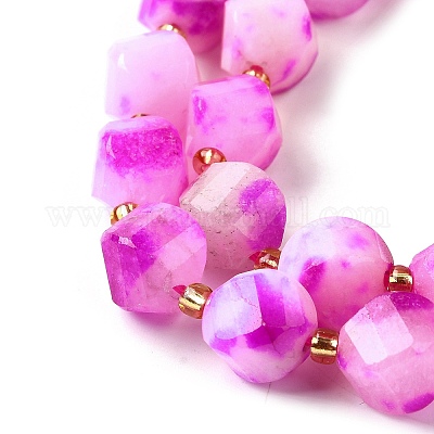 Нити бусин из натурального кварца окрашенные G-U023-A02-09-1