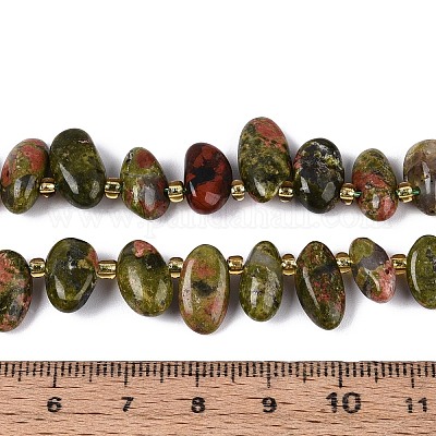 Природные Unakite бисер нитей&nbsp;G-Z091-A33-1