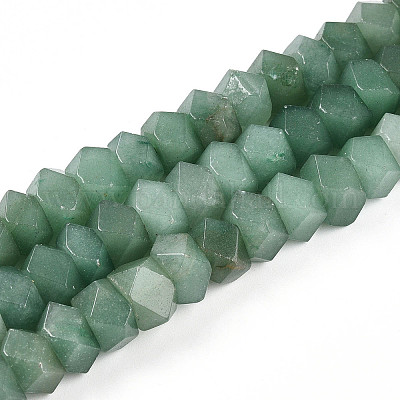 Естественный зеленый авантюрин бисер нитей G-N347-09A-08-1