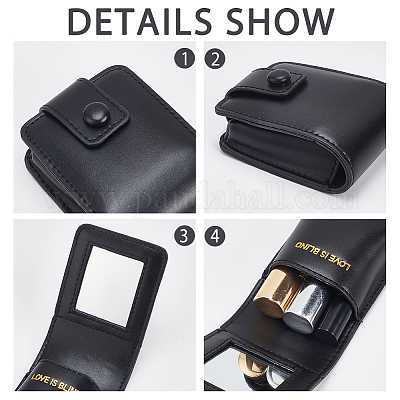 Сумки для хранения губной помады из искусственной кожи AJEW-WH0165-86B-1