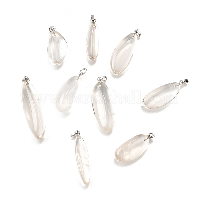 Природного кварца хрустальных подвесок G-S390-01B-P-1