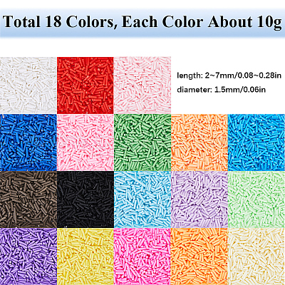 180гр 18-хцветные бусины из полимерной глины ручной работы CLAY-SC0002-11-1