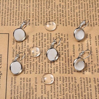 DIY серьги решений DIY-X0293-62B-D-1