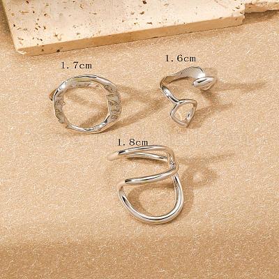 Наборы колец-манжет из сплава для женщин WH4778-11-1