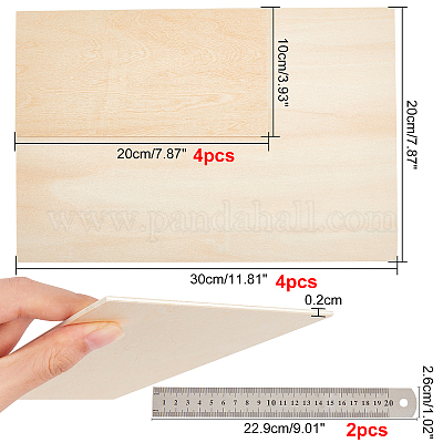 Прямоугольная фанера из липы WOOD-OC0001-66-1