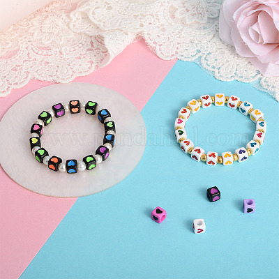 450шт 3 стиля непрозрачные акриловые бусины OACR-CW0001-02-1