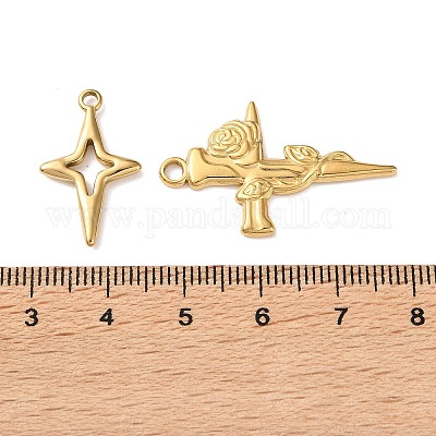 10 шт. подвески из нержавеющей стали 304 STAS-P426-08G-1