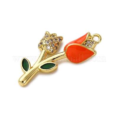 Латунные микро проложить кубического циркония подвески KK-C119-18B-01-1