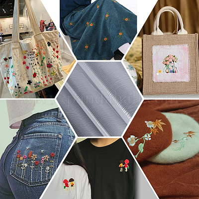 Pa бумага для переноса вышивки водорастворимая пленка&nbsp;DIY-WH0678-29-1