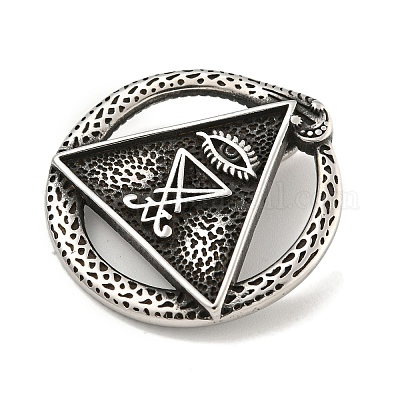 Подвески из хирургической нержавеющей стали 316 с изображением Люцифера STAS-E212-77AS-1