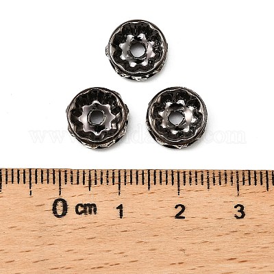 Латунные бусины разделители для поставки стразов RB-A014-Z10mm-01B-1