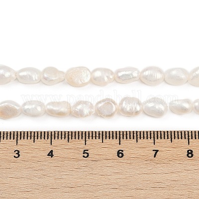 Нити из натурального культивированного пресноводного жемчуга PEAR-P064-20I-02A-01-1