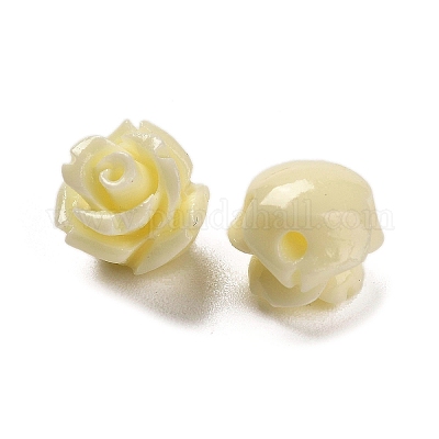 Резные бусины из синтетического коралла&nbsp;CORA-H003-01B-1