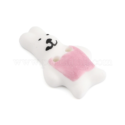 Керамические пуговицы кролика BUTT-I018-01C-01-1