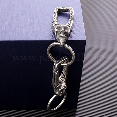 Застежки для брелоков из нержавеющей стали 304 PW-WG6ABE8-01-1