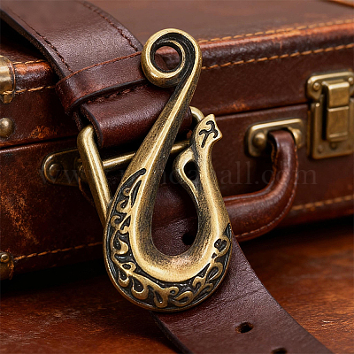 3 шт. застежки-крючки из сплава&nbsp;FIND-CP0003-47AB-1