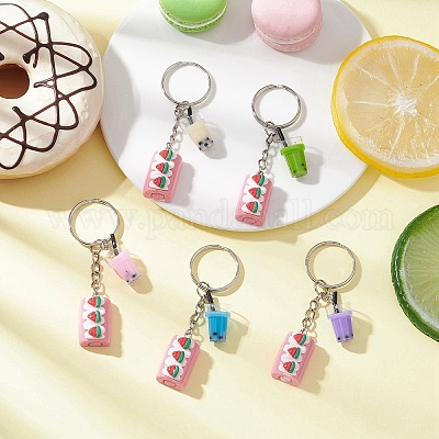 Брелок из искусственной пищевой смолы KEYC-JKC01264-1