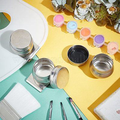 201 чашка для масляной живописи из нержавеющей стали CON-WH0086-125B-1