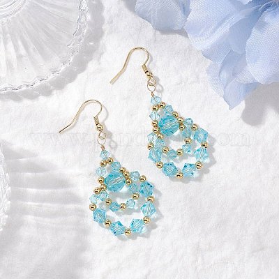 Серьги-подвески из нержавеющей стали 304 EJEW-JE06368-02-1