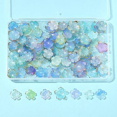 Акриловые колпачки для бусин смешанного стиля OACR-FS0002-51A-1