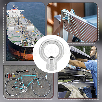 10 шт. 304 нержавеющая сталь [304] подъемные рым-гайки FIND-UN0001-75A-1